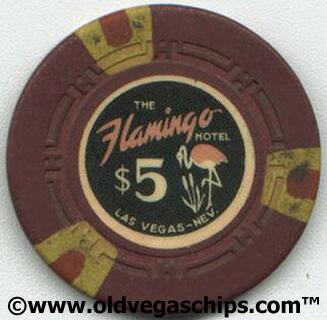 Bugsy Siegel's Flamingo $5 Casino Chips