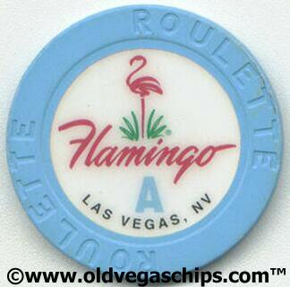 Flamingo Hotel Blue Roulette Casino Chip