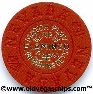 Las Vegas Flamingo Capri $2 For $1 Casino Chip