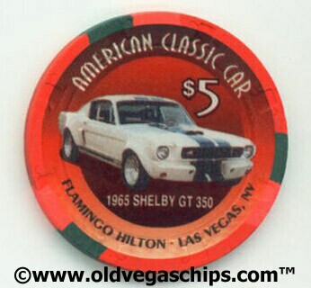 Flamingo Hilton 1965 Shelby GT 350 $5 Casino Chip