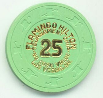 Flamingo Hilton $25 Poker Tournament Casino Chip