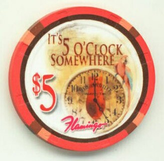 Flamingo Hotel Margaritaville Casino $5 Casino Chip