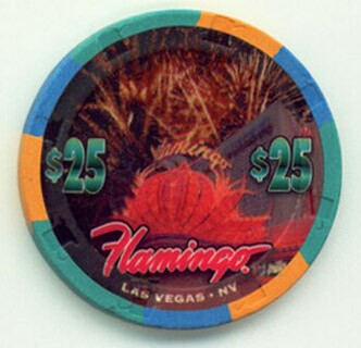 Flamingo Hotel Happy New Year 2007 $25 Casino Chip