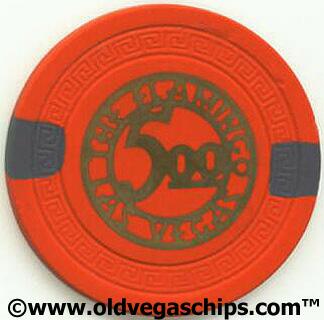 Very Rare Flamingo 2nd Issue $5 Casino Chip