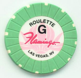 Flamingo Hotel Green Roulette Casino Chip
