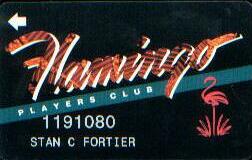 Flamingo Hotel Slot Club Card