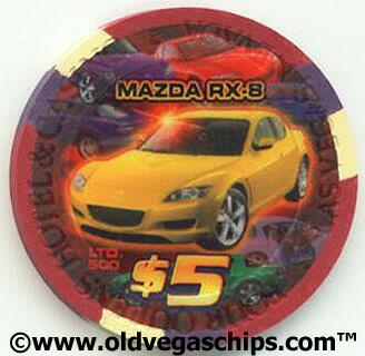 Four Queens Mazda RX-8 $5 Casino Chip