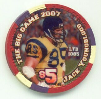 Four Queens Jack Youngblood 2007 $5 Casino Chip