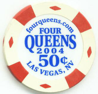 Las Vegas Four Queens 50¢ Casino Chip