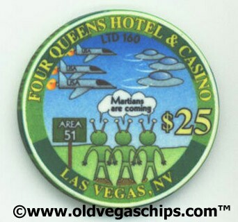 Four Queens April Fool's Day 1999 $25 Casino Chip
