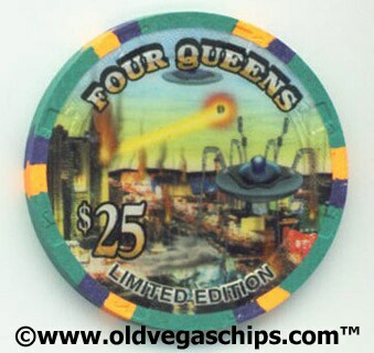 Las Vegas Four Queens April Fool's Day 2000 $25 Casino Chip