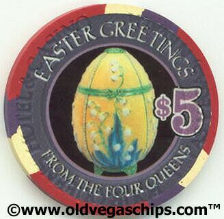 Las Vegas Four Queens Easter 2003 $5 Casino Chip