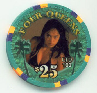 Four Queens Summer Girl 2000 $25 Casino Chip
