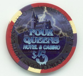 Four Queens Halloween 2005 $5 Casino Chip