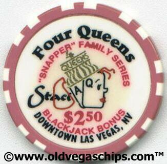 Las Vegas Four Queens Snapper Family Series "Staci" $2.50 Casino Chip
