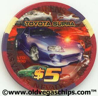 Four Queens Toyota Supra 2003 $5 Casino Chip 