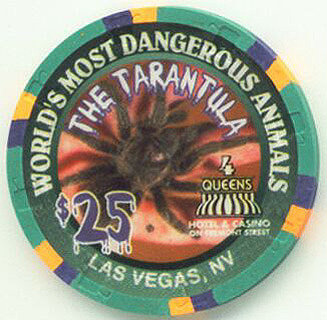 Four Queens Dangerous Tarantula $25 Casino Chip 