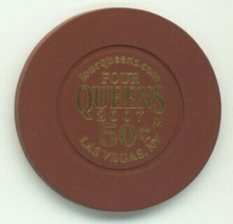 Four Queens Casino 2007 50¢ Casino Chip 
