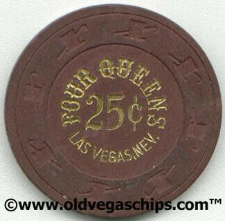 Las Vegas Four Queens 25¢ Casino Chip