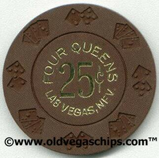 Las Vegas Four Queens 25¢ Casino Chip