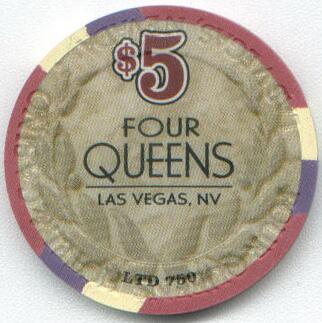 Las Vegas Four Queens Ides of March $5 Casino Chip