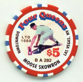 Four Queens Moose Skowron $5 Casino Chip