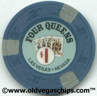 Four Queens First Issue Reproduction $1 Casino Chip