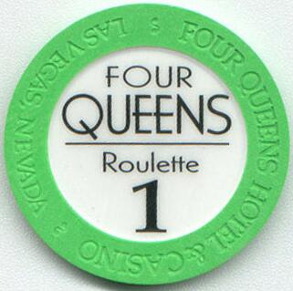 Four Queens Green Roulette Casino Chip