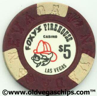 Foxy's Firehouse $5 Casino Chip