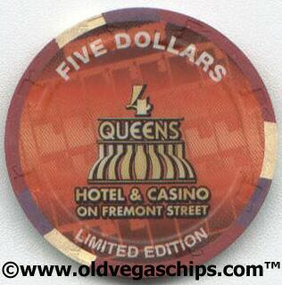 Las Vegas Four Queens Leap Year 2000 $5 Casino Chip