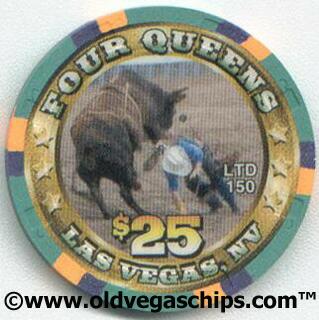 Four Queens Rodeo 1999 $25 Casino Chip