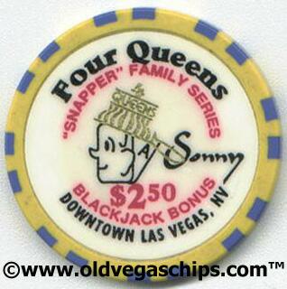 Four Queens Snapper Family Series "Sonny" $2.50 Casino Chip
