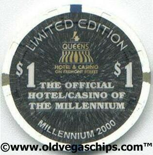 Las Vegas Four Queens Millennium #2 $1 Casino Chip