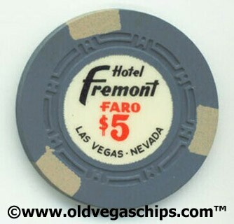 Fremont Hotel Faro $5 Casino Chip