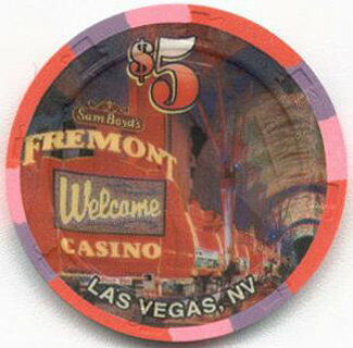 Fremont Hotel $5 Casino Chip