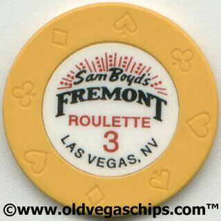 Fremont Hotel Roulette Casino Chip