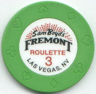 Las Vegas Fremont Hotel Roulette Casino Chip