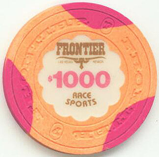 Frontier Hotel Race & Sports $1,000 Casino Chip