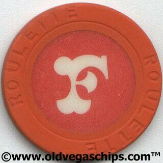 Las Vegas Frontier Hotel Roulette Casino Chip