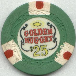 Golden Nugget $25 Casino Chip