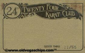 Golden Nugget Casino 24 Karat Slot Club Card