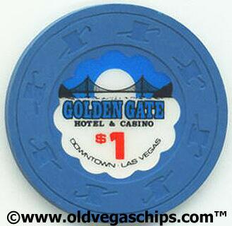 Obsolete 1990's Golden Gate $1 Casino Chip
