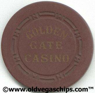 Las Vegas Old Golden Gate Casino Roulette Chip