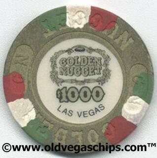 Las Vegas Golden Nugget $1,000 Casino Chip