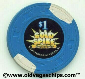 Gold Spike $1 Casino Chip