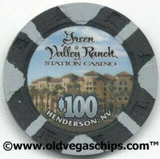 Green Valley Ranch $100 Casino Chips