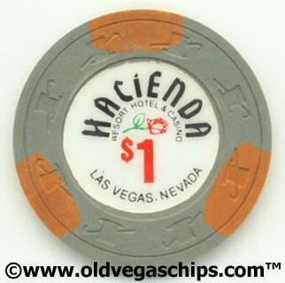 Las Vegas Hacienda Casino Rose $1 Casino Chip 