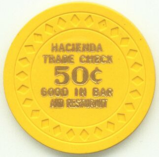 Hacienda Casino 50¢ Casino Chip