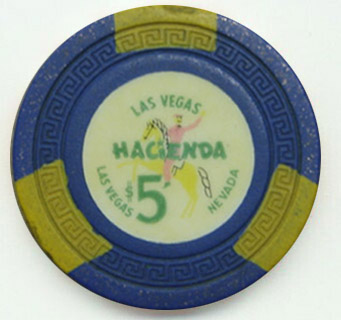 Hacienda 1950's $5 Casino Chip