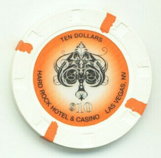 Las Vegas Hard Rock Hotel Poker Lounge $10 Poker Chip